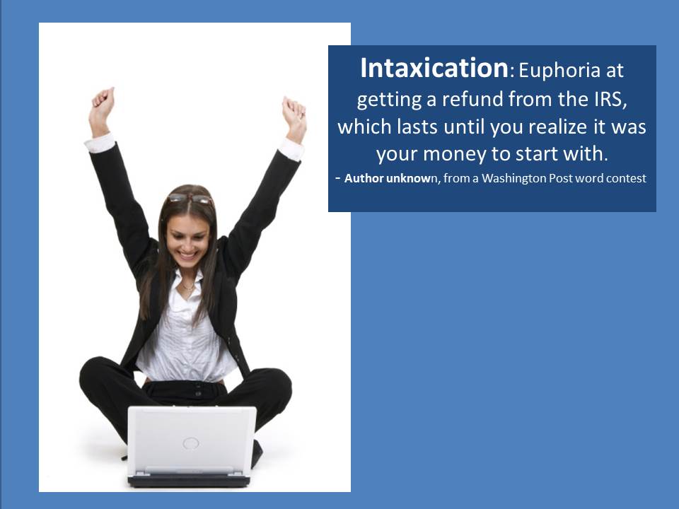 Intaxification - slide QUOTE