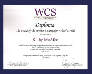 SLIDE with certificate - WCS Kathy McAfee