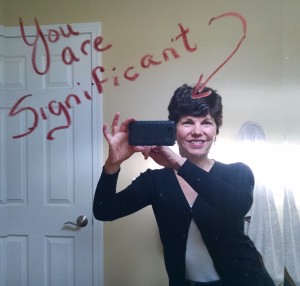 KATHY in the mirror - You are Significant- cropped